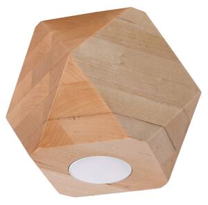 Sollux Lighting Stropní svítidlo WOODY 1 přírodní dřevo