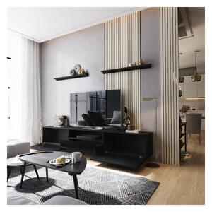 Elegantní obývací stěna BRADT 21 - černá