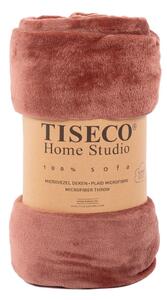 Růžová mikroplyšová deka Tiseco Home Studio, 220 x 240 cm