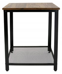 Konferenční stolek INDUSTRIAL - dub rustikální/černý