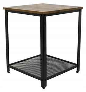Konferenční stolek INDUSTRIAL - dub rustikální/černý