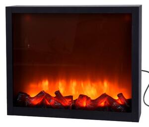 Elektrický krb LED vánoční dekorace 41 x 25 cm