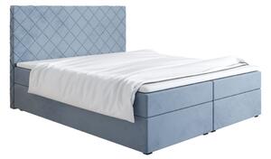 Čalouněná postel 140x200 LILLIANA 2 - modrá