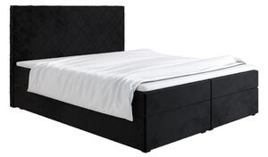 Čalouněná postel 180x200 LILLIANA 2 - černá
