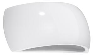 Sollux Lighting Lakované nástěnné svítidlo PONTIUS bílý lesk