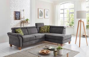 ROHOVÁ SEDAČKA, textil, antracitová Sit & More - Sedací soupravy, Online Only