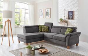 ROHOVÁ SEDAČKA, textil, antracitová Sit & More - Sedací soupravy, Online Only