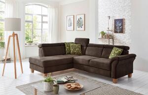 ROHOVÁ SEDAČKA, textil, mokka Sit & More - Sedací soupravy, Online Only
