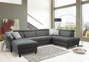 SEDACÍ SOUPRAVA, textil, antracitová Sit & More - Sedací soupravy, Online Only
