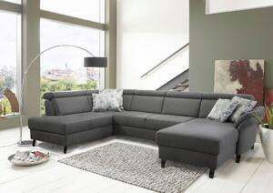 SEDACÍ SOUPRAVA, textil, antracitová Sit & More - Sedací soupravy, Online Only