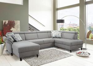 SEDACÍ SOUPRAVA, textil, světle šedá Sit & More - Sedací soupravy, Online Only