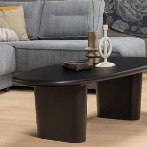 Černý Konferenční stolek Dirck 40 × 135 × 60 cm BASICLABEL