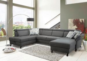 SEDACÍ SOUPRAVA, textil, antracitová Sit & More - Sedací soupravy, Online Only