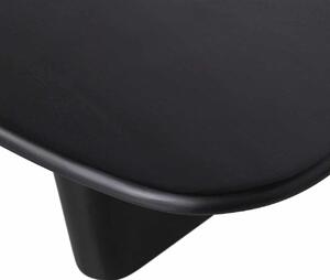 Černý Konferenční stolek Dirck 40 × 135 × 60 cm BASICLABEL