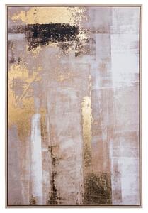 Bílo šedý abstraktní obraz Bizzotto Rold 62,6 x 92,6 cm