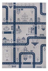 Modrý dětský koberec Ragami City, 160 x 230 cm