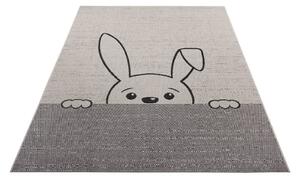 Krémový dětský koberec Ragami Bunny, 80 x 150 cm