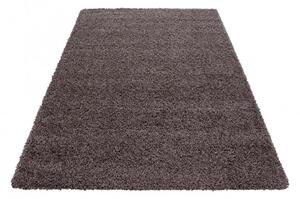 Ayyildiz, Chlupatý kusový koberec Dream Shaggy 4000 taupe | Hnědá Typ: 65x130 cm