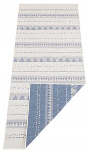 NORTHRUGS - Hanse Home, Kusový koberec Twin Supreme 103752 Bahamas Cream/Blue | modrá Typ: 80x250 cm
