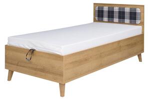 Jednolůžková postel 90x200 VISTA - dub zlatý