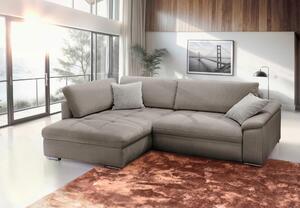 ROHOVÁ SEDAČKA, textil, světle hnědá Livetastic - Sedací soupravy, Online Only