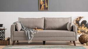 Hanah Home 3-místná pohovka Bella 208 cm krémová
