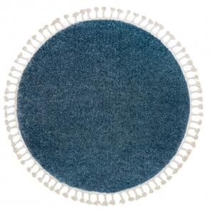 Dywany Łuszczów Kusový koberec Berber 9000 blue kruh ROZMĚR: 120x120 (průměr) kruh