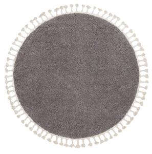 Dywany Łuszczów Kusový koberec Berber 9000 brown kruh ROZMĚR: 160x160 (průměr) kruh