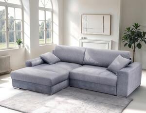 ROHOVÁ SEDAČKA, textil, modrošedá Livetastic - Sedací soupravy, Online Only