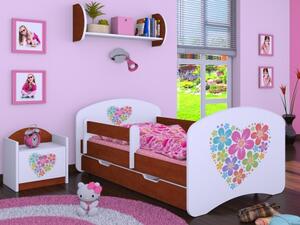 Dětská postel Happy Květiny (9 barevných variant)