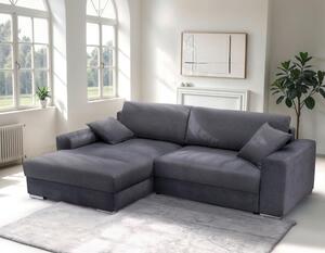 ROHOVÁ SEDAČKA, textil, antracitová Livetastic - Sedací soupravy, Online Only