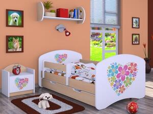 Dětská postel Happy Květiny (9 barevných variant)