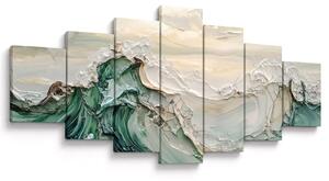 Obraz - 3D abstrakce moře (210x100 cm)