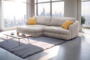 ROHOVÁ SEDAČKA, textil, světle hnědá Livetastic - Sedací soupravy, Online Only