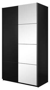Zrcadlová skříň MARCELA - šířka 150 cm, černá