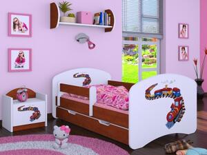 Dětská postel Happy Vlak (9 barevných variant)