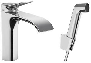 Umyvadlová baterie Hansgrohe Vivenis s bidetovou sprškou chrom 75210000