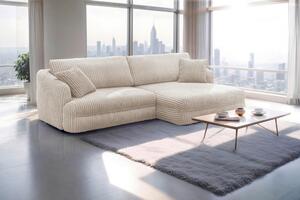 ROHOVÁ SEDAČKA, textil, krémová Livetastic - Sedací soupravy, Online Only