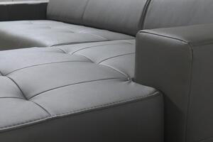 MEBLE GORECKI LINDE rozkládací sedací souprava s úložným prostorem bílá 250 x 82 - 98 x 160 cm