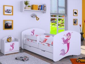 Dětská postel Happy Mořská víla (9 barevných variant)