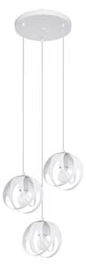 Sollux Lighting Závěsné svítidlo TULOS 3P bílé
