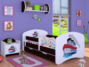 Dětská postel Happy Parník (9 barevných variant)