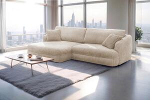 ROHOVÁ SEDAČKA, textil, pískové barvy Livetastic - Sedací soupravy, Online Only