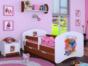 Dětská postel Happy Veselá mašinka (9 barevných variant)