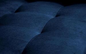 MARS SCANDI U rozkládací sedací souprava ve tvaru U s úložným prostorem modrá 290 x 75 - 92 x 140 cm