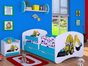 Dětská postel Happy Bagr (9 barevných variant)