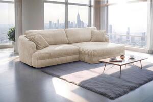 ROHOVÁ SEDAČKA, textil, pískové barvy Livetastic - Sedací soupravy, Online Only
