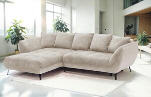 ROHOVÁ SEDAČKA, textil, béžová, světle hnědá Livetastic - Sedací soupravy, Online Only