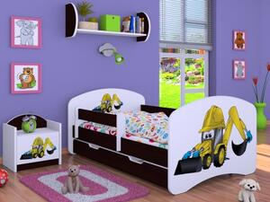 Dětská postel Happy Bagr (9 barevných variant)