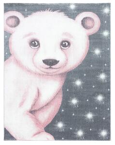 Ayyildiz, Dětský kusový koberec Bambi 810 pink, 80x150, růžová, dětský pokoj